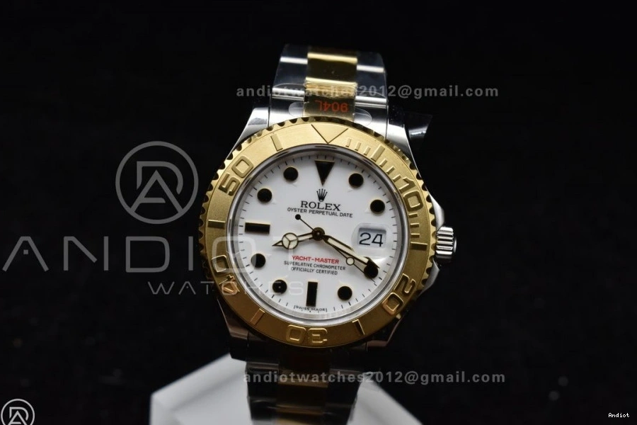 Bracelet 116623 SA3135 SS Plated GMF Best Edition Dial Yacht-Master YG White on YG 0216